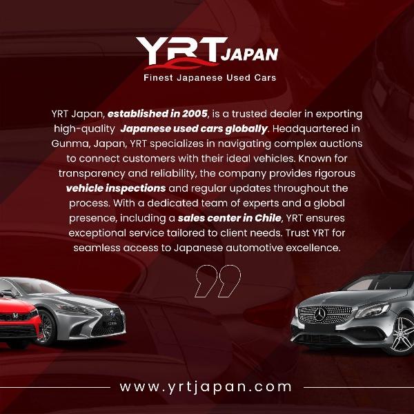 About YRT Japan — established 2005, Gunma Japan, sales center in Chile